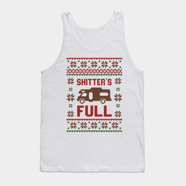 Merry Christmas Vacation Shitters Full T-Shirt Tank Top by Hobbybox